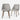 Ega Fabris Dining Chairs Light Grey