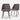 Ega Fabric Dining Chairs Slate Grey